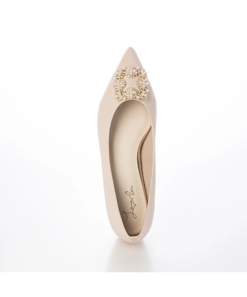 美品　JIHYANG チャヒン　ビジュー　ツイード　ポインテッドトゥ　パンプス 113.○美品○JIMMY CHOO ポインテッドトゥパンプス ピンク 36