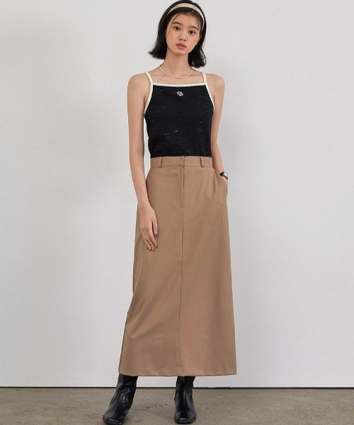 カーディガン A'GEM/9 × .kom「muah muah/ムーアムーア」SIGNATURE LOGO POINT TWEED SET/ツイード カーディガン A'GEM/9 × .kom「muah muah/ムーアムーア