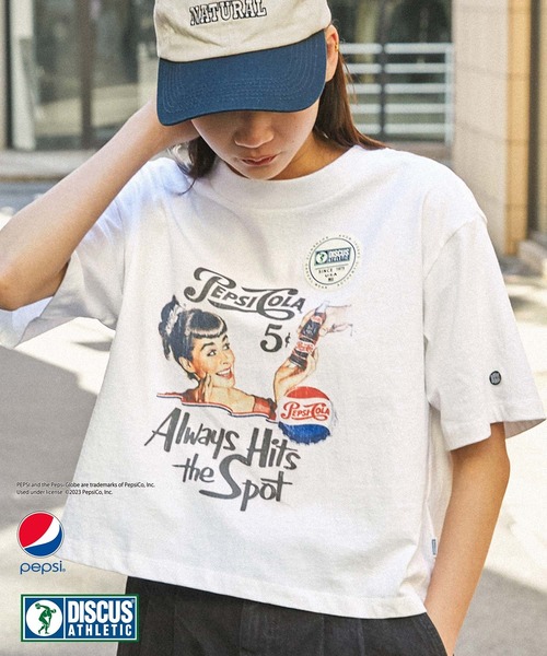 PEPSI（ペプシ） tシャツ 半袖 「DISCUS ATHLETIC×PEPSI」コラボ