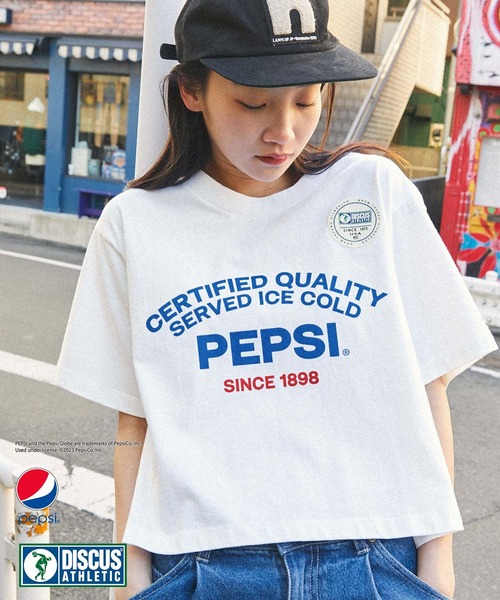 PEPSI（ペプシ） tシャツ 半袖 「DISCUS ATHLETIC×PEPSI」コラボ