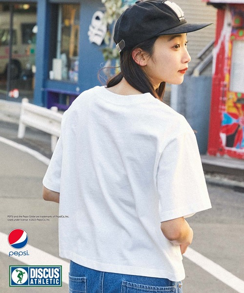 PEPSI（ペプシ） tシャツ 半袖 「DISCUS ATHLETIC×PEPSI」コラボ