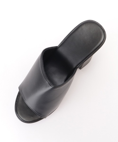【日本入手困難】llic leather sandals サンダル・ミュール AmiAmi サンダル レディース ローヒール ウェッジソール