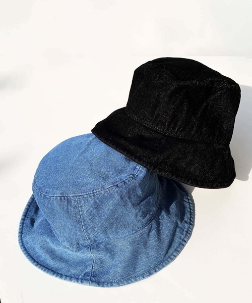 25SS 新作】UNISEX デニムバケットハット インディゴ