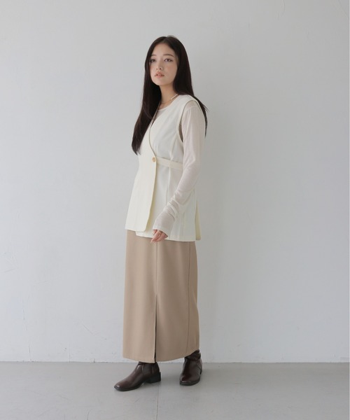 ベスト ジレ 「CLEIO」2WAYジレベスト レディース CLEIO ベスト ジレ 「CLEIO」2WAYジレベスト レディース