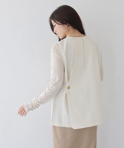 ベスト ジレ 「CLEIO」2WAYジレベスト レディース CLEIO ベスト ジレ 「CLEIO」2WAYジレベスト レディース