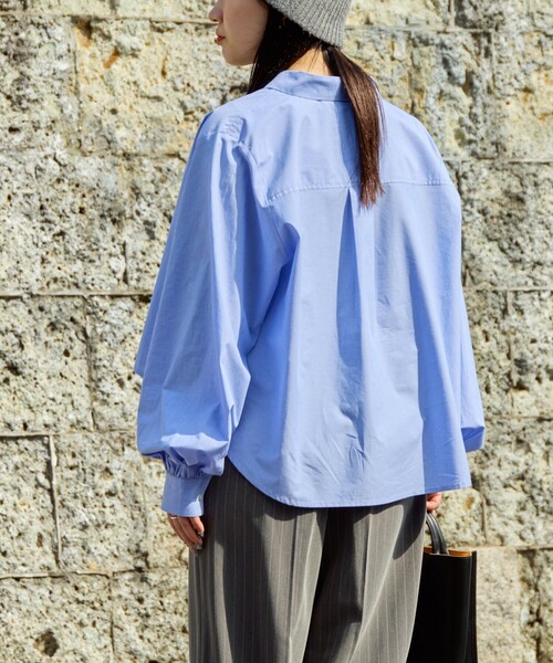 PLAN C ボリュームスリーブシャツ　2023 Women's Shirts and Tops | Plan C