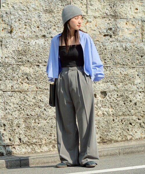 FREAK'S STORE ブラウス シャツ 限定展開 ショート ボリューム