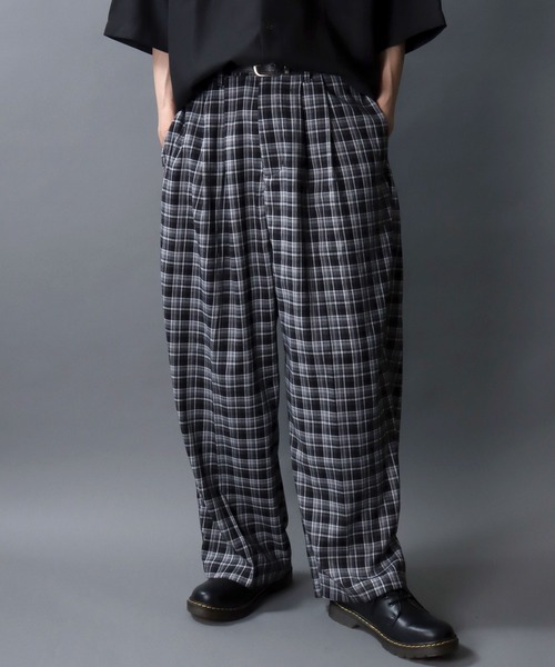 SITRY（シトリー） ワイドパンツ スラックス 2026SS新柄追加 2Tuck