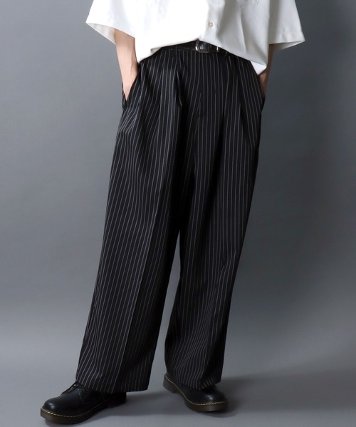 SITRY（シトリー） ワイドパンツ スラックス 2026SS新柄追加 2Tuck
