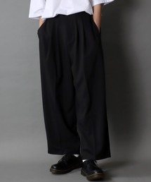 パンツ メンズ ドレープ ストライプ デザイン ストレート 2色 SITRY スラックス 2Tuck Drape Wide Pants/2タック ドレープ