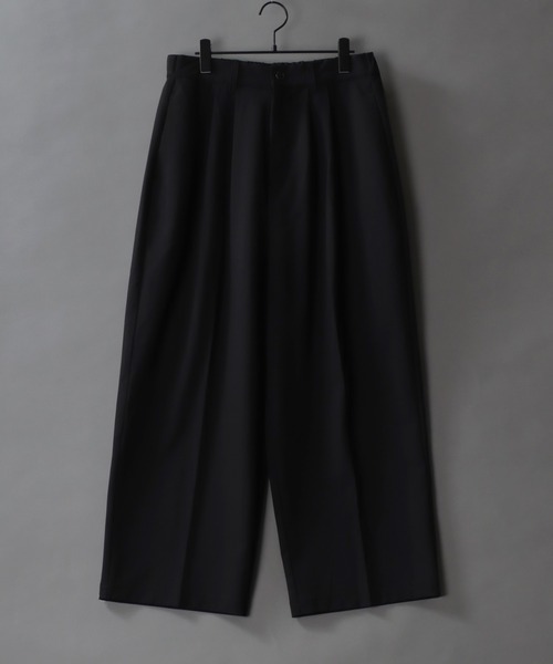 SITRY スラックス 2Tuck Drape Wide Pants/2タック ドレープ