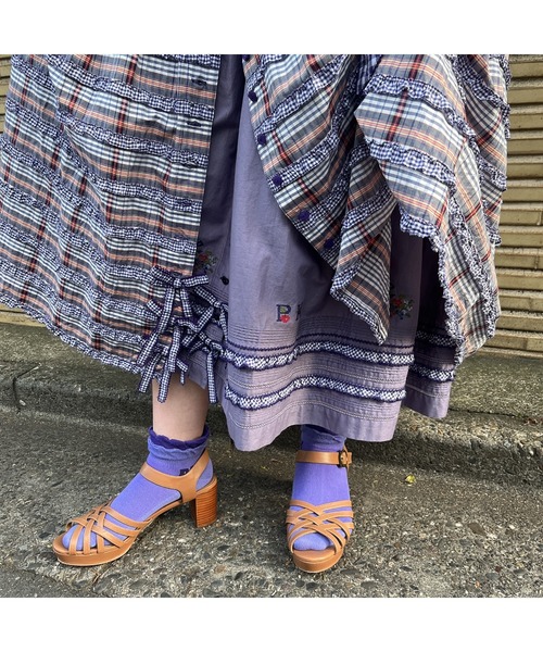 PINK HOUSE スカート クロスステッチ刺繍使いスカート