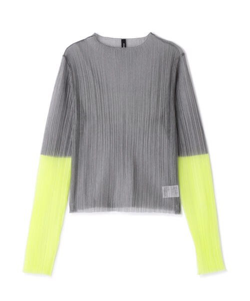 tシャツ AULA AILA（アウラ アイラ）別注シアーカラースリーブニット レディース AULA AILA（アウラ アイラ）別注シアーカラースリーブニット | B