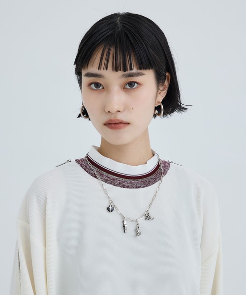 ネックレス 「TOGA TOO/トーガトゥ」Metal motif necklace/ネックレス  