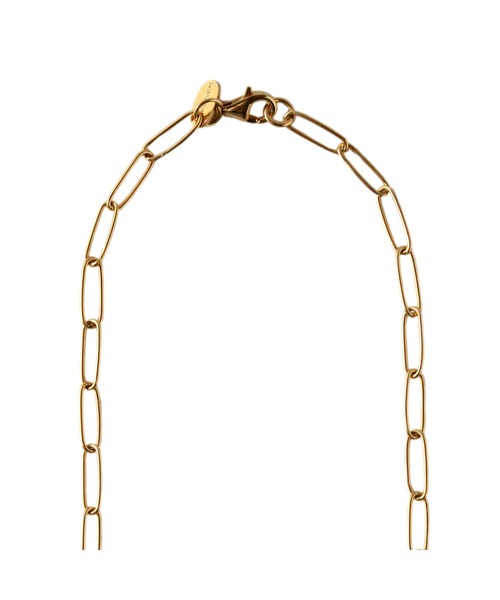 ネックレス 「quip queint」rectangle cahin necklace /レクタングル チェーン ネックレス レディース メンズの画像