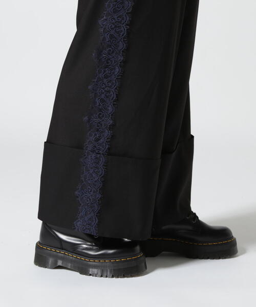 AULA AILA パンツ AILA/アウラアイラ/ LACE LINE PANTS(24FW