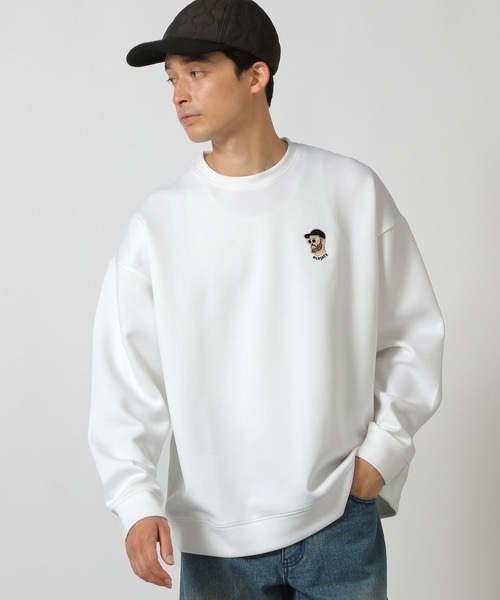 LAKOLE（ラコレ） トレーナー スウェット ヒゲダンボール刺繍プル