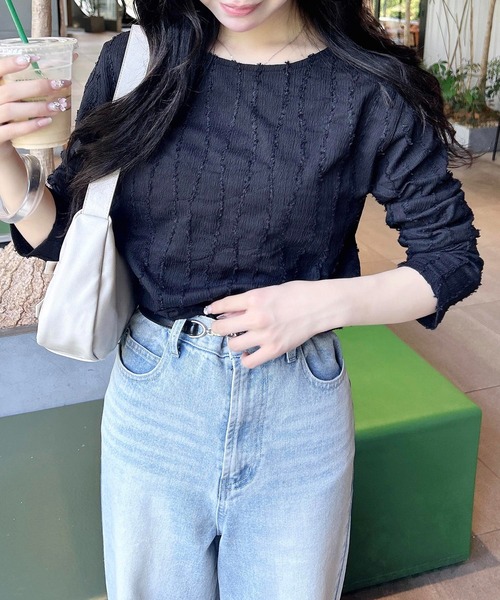 INGNI(イング) ブラウス シャツ 「WEB限定」フリンジトップス INGNI(イング) ブラウス シャツ 「WEB限定」フリンジトップス