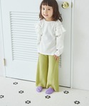 tシャツ 「軽ふわっふる」 ワッフル 袖フリル...の詳細画像1