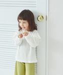 tシャツ 「軽ふわっふる」 ワッフル 袖フリル...の詳細画像2