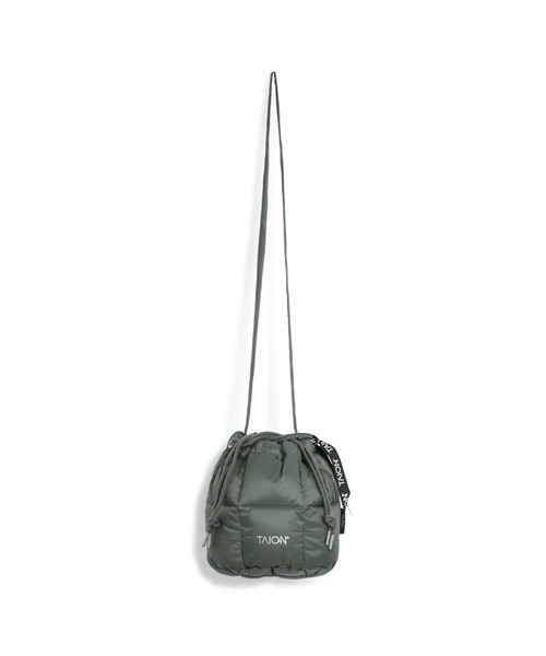 taionの肩掛けバック TAION ショルダーバッグ TAION/タイオン DRAW STRING DOWN BAG