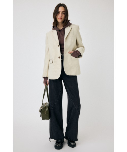 MOUSSY コート アウター BACK TUCK ジャケット レディース