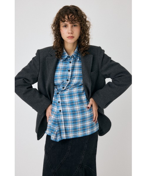 MOUSSY バックタックジャケット MOUSSY コート アウター BACK TUCK ジャケット レディース