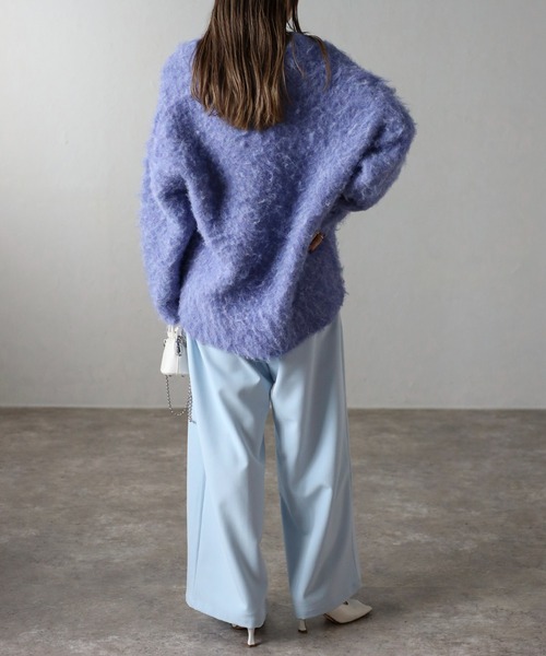 Bonjour Sagan（ボンジュールサガン） カーディガン アルパカタッチV