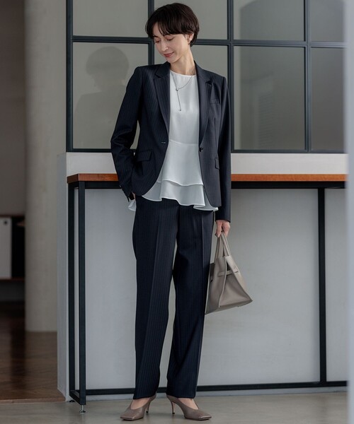 23区（ニジュウサンク） tシャツ 「洗える」テプラマットシフォン