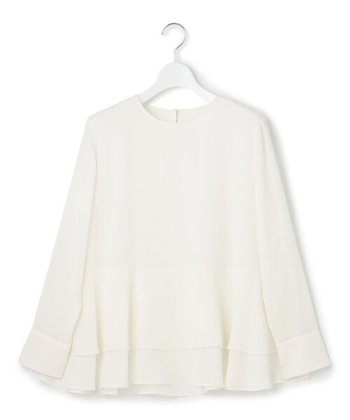 tシャツ 「洗える」テプラマットシフォン ブラウス レディース 23区 tシャツ 「洗える」テプラマットシフォン ブラウス
