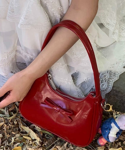 FREE STYLISTS ショルダーバッグ バッグ ribbon square bag Y2K 2WAY