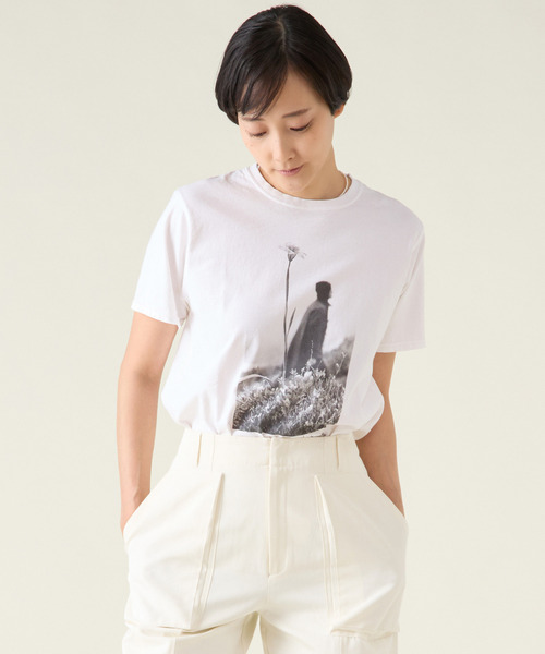 tシャツ 「別注」「COUTURE D`ADAM /クチュールドアダム 」Sam Haskins/ FlowerTee レディース