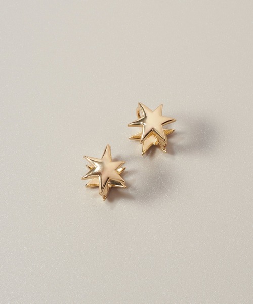 美品⭐️ピアス ゴールド GOLDY（ゴールディ） ピアス マイクロ アスタリスク ワンタッチ ピアス