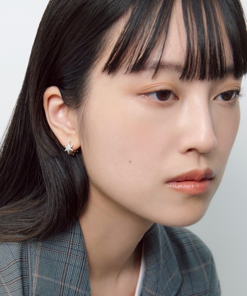 GOLDY（ゴールディ） ピアス マイクロ アスタリスク ワンタッチ ピアス