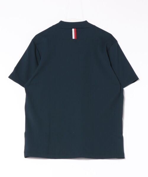 TOMMY HILFIGER GOLF マルチフラッグ 半袖モックネックシャツ
