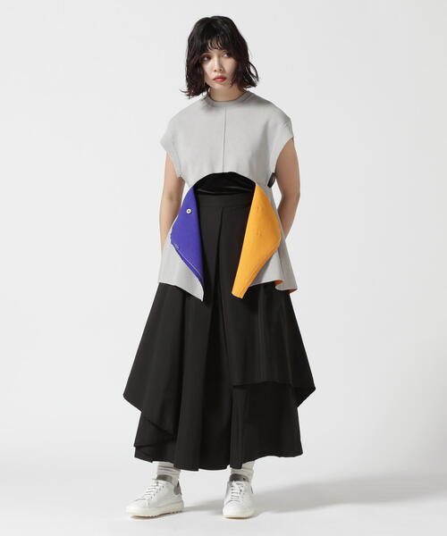 un3d マルチカラー2WAYケープベスト UN3D. ベスト ジレ UN3D./アンスリード/MULTICOLOR 2WAY CAPE
