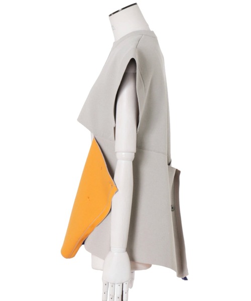 un3d マルチカラー2WAYケープベスト UN3D. ベスト ジレ UN3D./アンスリード/MULTICOLOR 2WAY CAPE