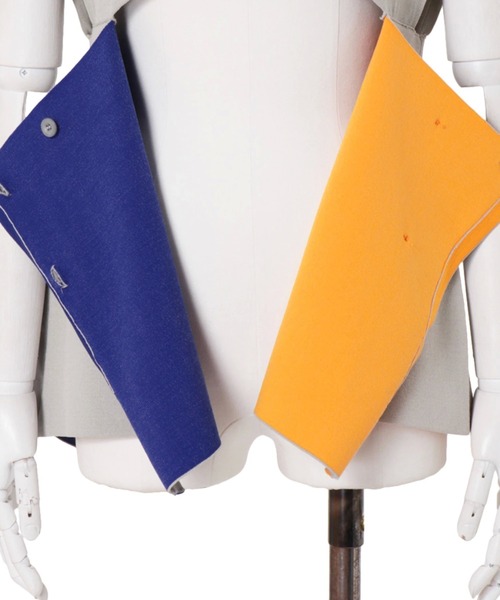 un3d マルチカラー2WAYケープベスト UN3D. ベスト ジレ UN3D./アンスリード/MULTICOLOR 2WAY CAPE