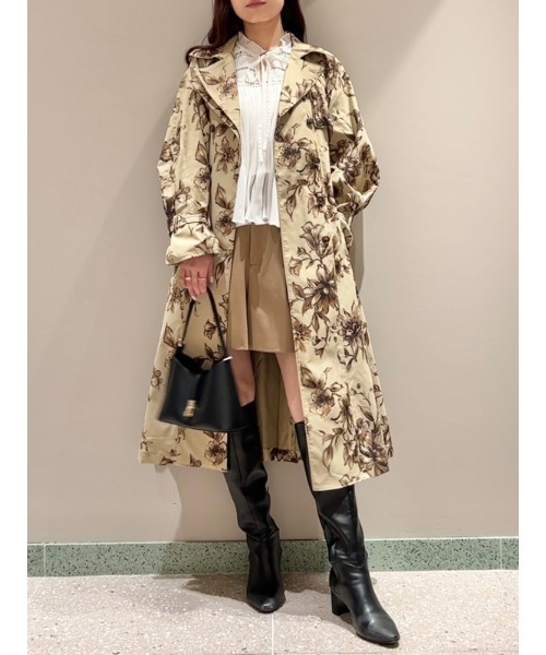 SNIDEL トレンチコート　ロング　美品 SNIDEL（スナイデル）の「カラーデザイングロストレンチ