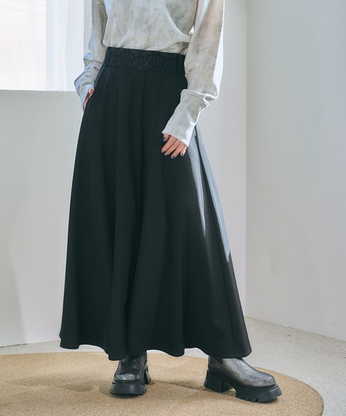 HARE（ハレ） スカート イソザイピンタックフレアスカート(HARE