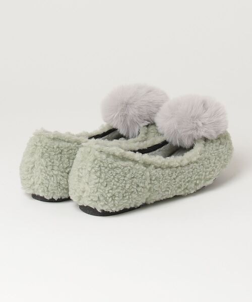 「RiiiKa」 フラットパンプス S ミント レディース_画像2