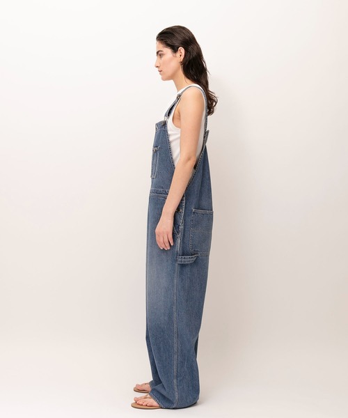 新品 Johnbull☆レディース オーバーオール☆日本製 ワークデニム☆女性M Johnbull オールインワン デニム オーバーオール レディース