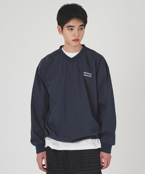 HTH ナイロンプルオーバー two point nylon pullover レディース