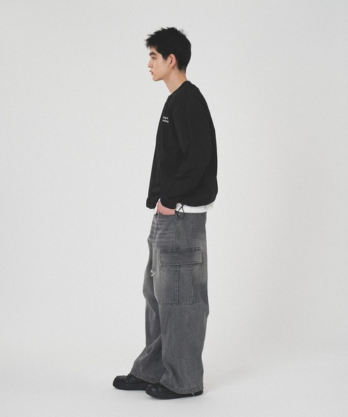 【美品】NIKE　銀タグ　ドローコード　ナイキ　ナイロンプルオーバー　ビックロゴ kutir（クティール） DRAW CORD V NECK NYLON PULLOVER／ドローコードV