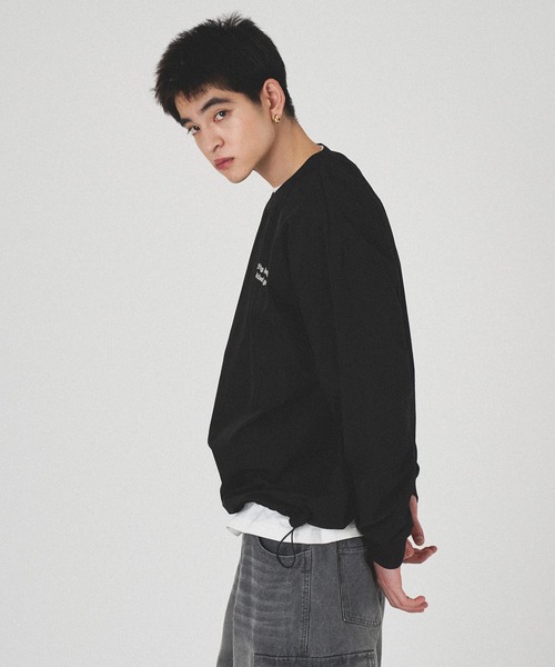 RE Nylon Drawcord Pullover White プルオーバー kutir DRAW CORD V NECK NYLON PULLOVER／ドローコードVネック