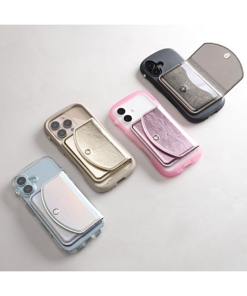 新品未使用！日本未発売！SAMARITAINE カードウォレット iFace MagSynq MagSafe対応 カードウォレット (サイドフラップ