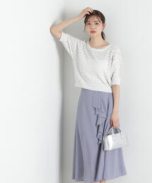 スカート アシメラッフルフレアスカート / 1215120404｜ZOZOTOWN Yahoo!店