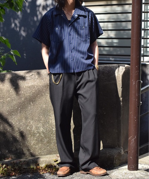 Noen（ノエン） スラックス ダブルタックストレートスラックス メンズ