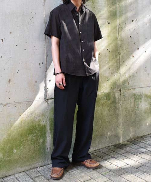 Noen（ノエン） スラックス ダブルタックストレートスラックス メンズ