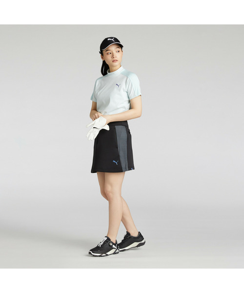 ポロシャツ ポロ PUMA プーマ ウィメンズ ゴルフ FOG パネル カラー リラックス 半袖 ポロシャツ レディース PUMA ポロシャツ ポロ プーマ ウィメンズ ゴルフ FOG パネル